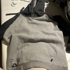 a hoodie